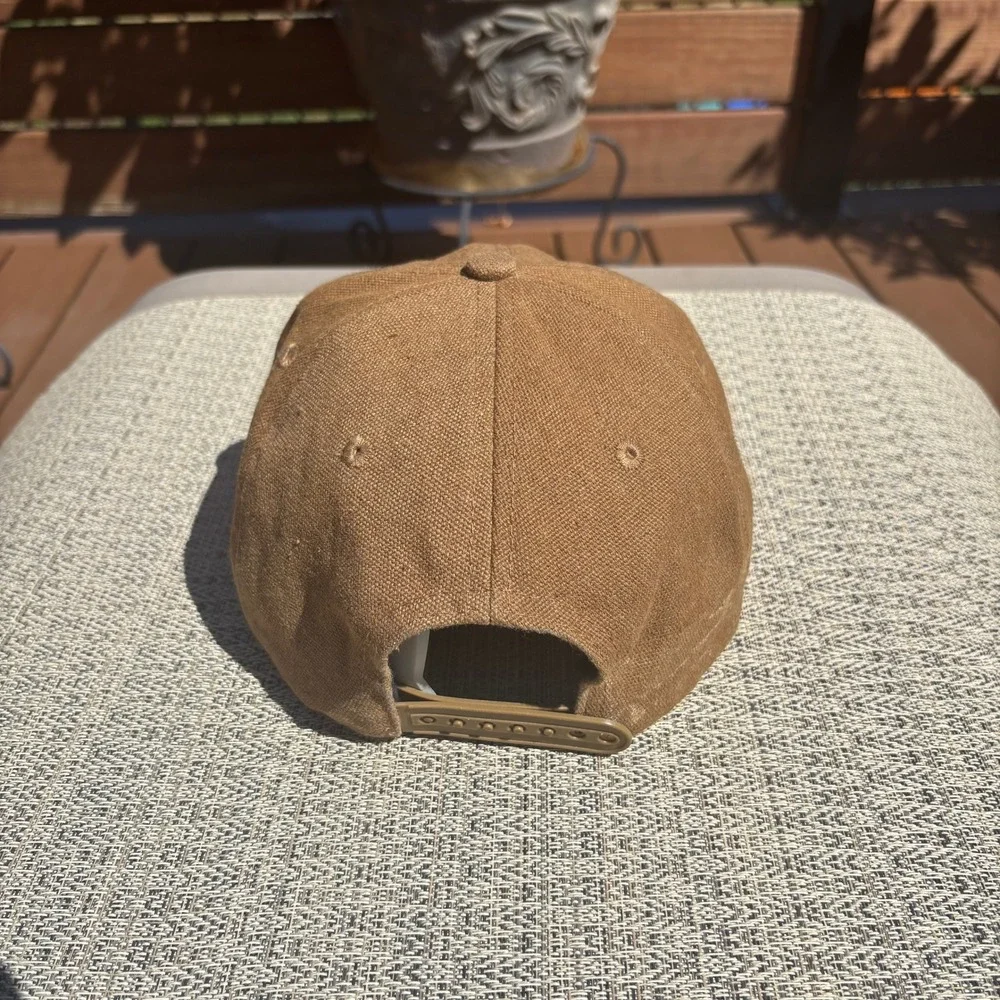 Independent Truck Company Hat Mens OSFM Brown Good Canvas Snapback Logo Patch